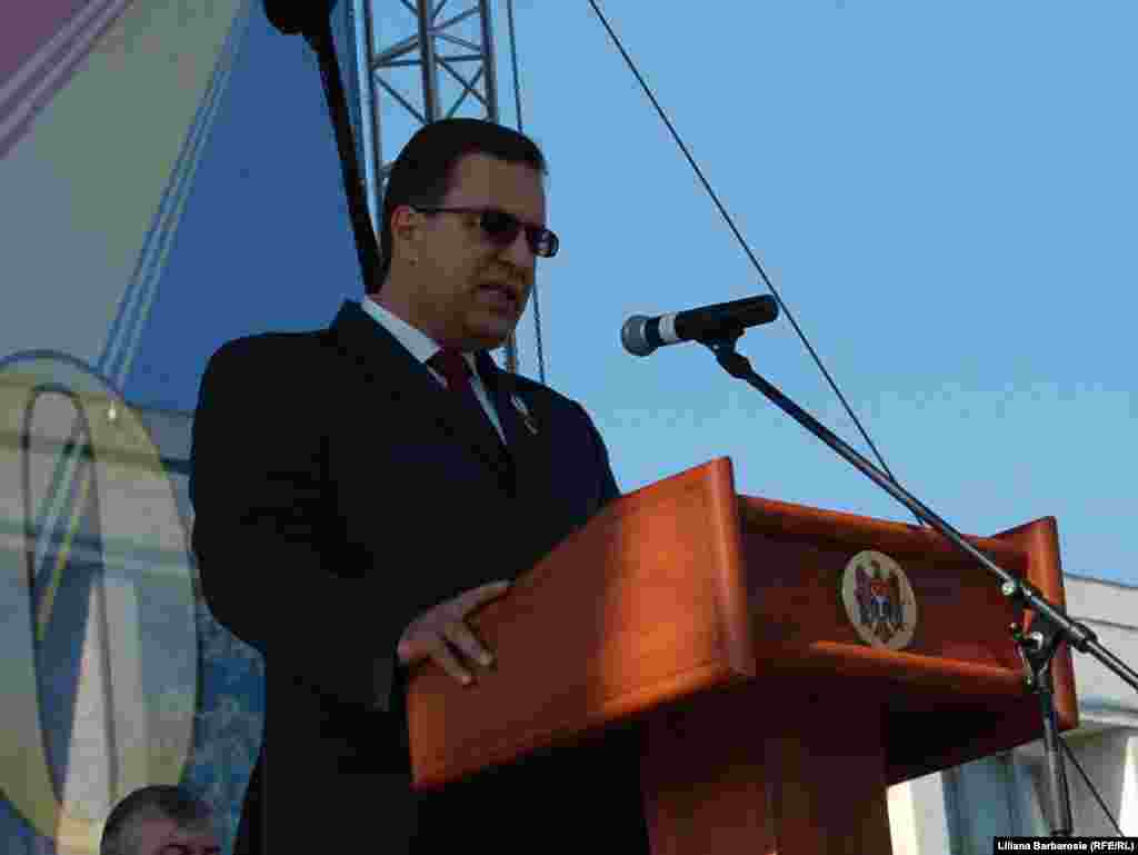 Presedintele interimar al Republicii Moldova si speakerul Parlamentului, Marian Lupu