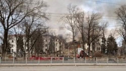 Pozorište nakon razaranja, Mariupolj, 16. mart