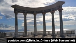 Ротонда в Алуште, возведенная российскими властями, май 2026 года
