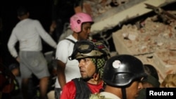 Urmările seismelor la Caracas.