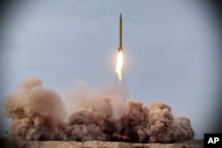 Запуск ракети під час навчань в Ірані, 2021 рік