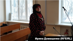 Татьяна Кузьмич в Херсонском городском суде, 19 февраля 2021