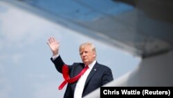Американскиот претседател Доналд Трамп 