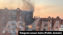 Уфадагы дрон тийген көп кабаттуу үй. 2-апрель, 2026-жыл 