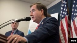 Chairman of the House Foreign Affairs Committee Republican Ed Royce speaks during a news conference following a Republican caucus meeting, on Capitol Hill in Washington, July 25, 2017