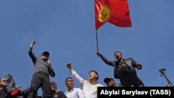 Митинг в Бишкеке. 5 октября 2020 года. 