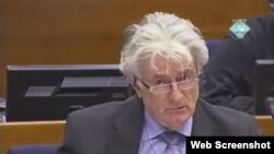 Radovan Karadžić u sudnici