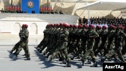 Вооруженные силы Азербайджана на параде в Баку. Архивно-иллюстративное фото