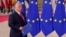 Kryeministri i Hungarisë, Viktor Orban, gjatë një samiti të Bashkimit Evropian. 