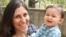 Nazanin Zaghari-Ratcliffe imprisoned in Iran since 2016, with her infant daughter, separated from her during the arrest. Undated