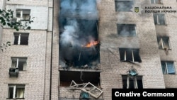 Последствия ударов по Киеву
