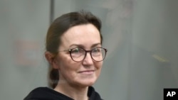 Alszu Kurmaseva egy orosz bíróságon 2024. február 1-jén