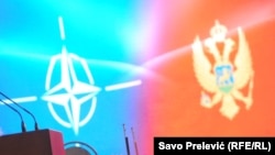 Zastava NATO-a i Crne Gore
