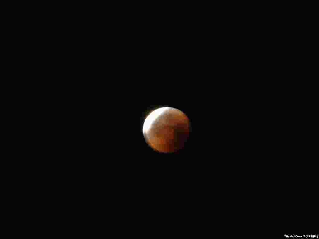 Lunar eclipse in Tajikistan, Kulob region