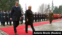 Posjet bez koristi za Hrvatsku: Aleksandar Vučić i Kolinda Grabar Kitarović u Zagrebu