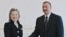U.S. Secretary of State Hillary Clinton met with the Azerbaijani President Ilham Aliyev in Baku in July