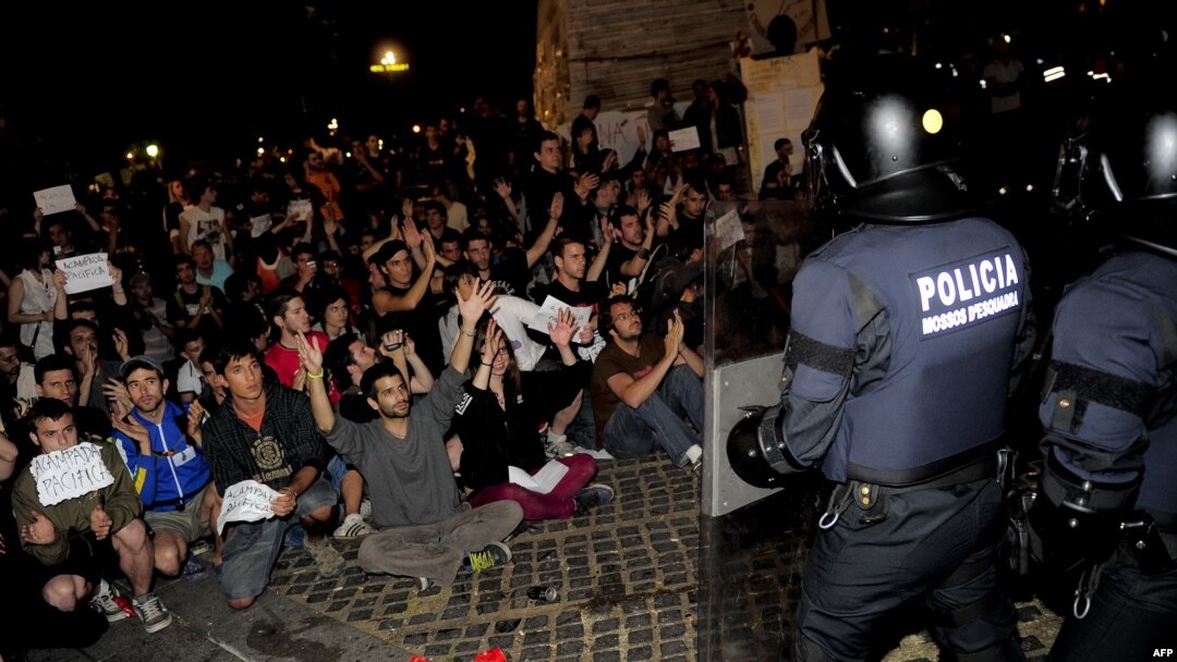 Протесты в Барселоне, 28 мая 2011