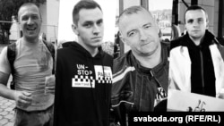 Аляксандар Тарайкоўскі, Аляксандар Віхор, Генадзь Шутаў і Раман Бандарэнка, якія загінулі падчас пратэстаў.