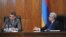 Armenia -- President Serzh Sarkisian (R) addresses Prime MInister Tigran Sarkisian during a government meeting in Yerevan, 15Sep2012.