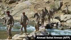 Бойцы Фронта национального сопротивления Афганистана