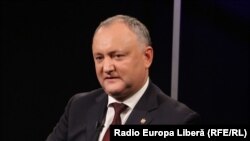 Președintele Igor Dodon în studioul Europei Libere, Chișinău, 2017