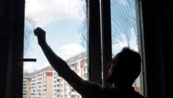 Последствия удара одного из дронов ВСУ по подмосковному Красногорску. 17 мая 2026 года