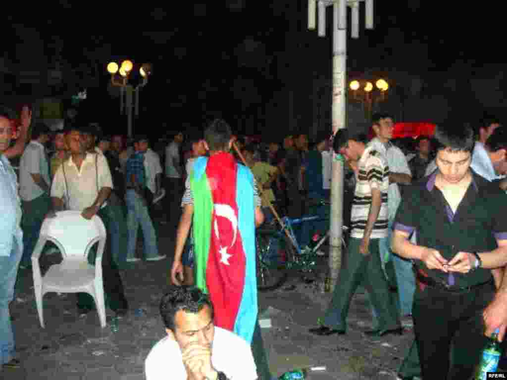 Bakıda Türkiyə yığmasının azarkeşləri