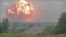 Вінниччина. Відео вибухів на артилерійських складах