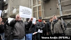 Protest zbog pomena Nediću