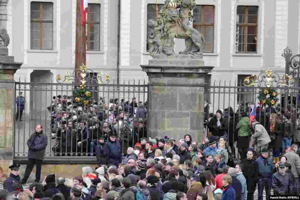 Pogrebna ceremonija za Vaclava Havela, Hradčani, 23. decembar 2011