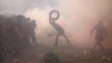 Police Clash With Protesters Near President’s Office In Kyiv GRAB 2