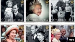 Поштове відомство Великобританії випустило до ювілею Єлизавети II шість марок