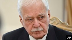 Russian Ambassador to Belarus Boris Gryzlov (file photo)