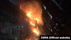 Наслідки російського удару по багатоповерхівці в Києві, 13 жовтня 2026 року