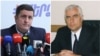 «Ուժեղ Հայաստան» խմբակցության պատգամավոր Դավիթ Ղազինյանը և նրա հայրը՝ Գագիկ Ղազինյանը 