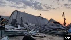 Ілюстраційне фото. Наслідки російської атаки на портові об’єкти Одещини, 2023 рік