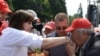Лидерът на БСП Корнелия Нинова на Бузлуджа
