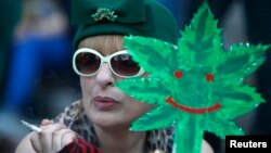 Акция в Тбилиси в поддержку либерализации наркополитики (архивное фото)