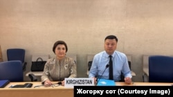 Жогорку соттун төрагасынын орун басары Нургүл Бакирова.