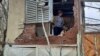 Дом семьи Эликашвили в Зардиаанткари, поврежденный во время августовской войны. Апрель 2021 г.
