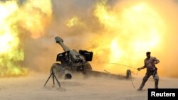 Фаллужа четидаги жанглардан лавҳа.