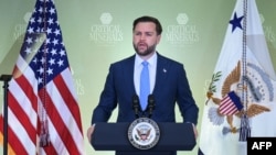 US Vice President JD Vance speaks during the inaugural Critical Minerals Ministerial meeting at the State Department in Washington on February 4. 
