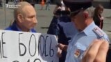 Protester Arrested Again For Wearing Putin Mask