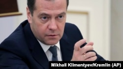 Kryeministri rus, Dmitry Medvedev, foto nga arkivi.