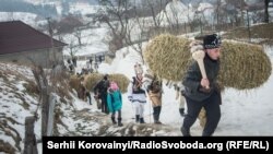 Tradiţia de a umbla cu Malanca în regiunea Cernăuţi, 15 ianuarie 2017