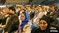 تعدادی از نماینده های مردم در جرگهء ملی مشورتی صلح