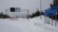 Barriers are placed at the closed Vaalimaa border checkpoint between Finland and Russia in Virolahti, Finland, in January.