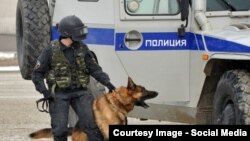 Chechen police