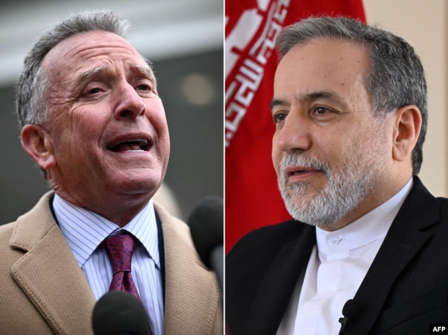 I dërguari i SHBA-së për Lindjen e Mesme, Steve Witkoff (majtas) dhe ministri i Jashtëm iranian, Abbas Araqchi, do t'i udhëheqin ekipet e tyre negociuese në Oman.