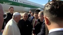 Pope Francis Arrives In Georgia
